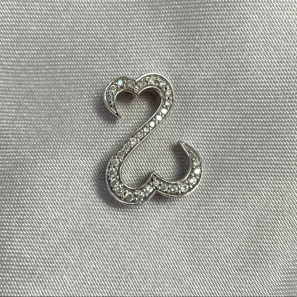 Open heart Kay pendant